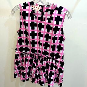 Marni sleeveless peplum top size 42/size 6